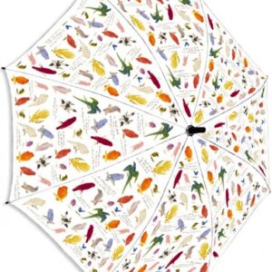 Mit dem&nbsp;Rannenberg &amp; Friends&nbsp;Regenschirm 'Bunte Vögel' wird selbst ein trister Regentag aufgehellt. Dieser Regenschirm überzeugt durch seine stilvolle Erscheinung und die hochwertige Verarbeitung. Der robuste Stock aus Fiberglas verleiht dem Schirm außergewöhnliche Stabilität