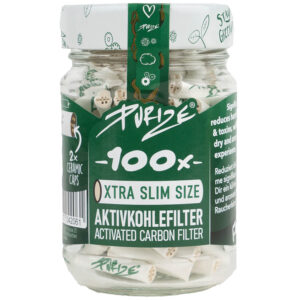 100 XTRA Slim Size Aktivkohlefilter - Purize EAN: