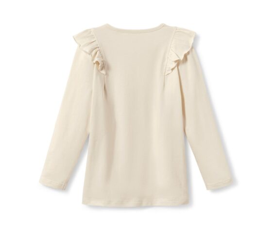 Kinder-Langarmshirt, creme - Image 4