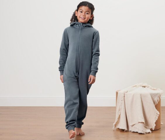 Kinder-Lounge-Onesie, blau