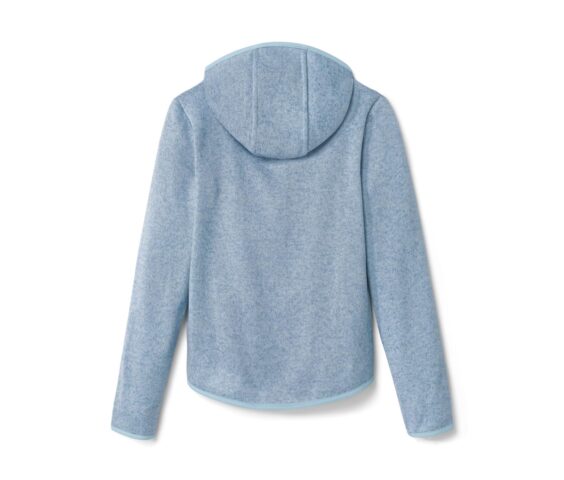 Kinder-Strickfleecejacke, blau - Image 3