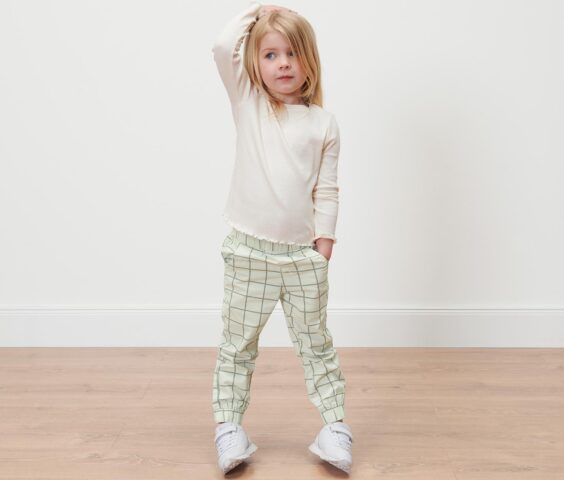 Kinder-Pull-on-Pants – Fit »Ella«, mintgrün