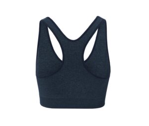 Seamless-Sport-Bustier, dunkelblau - Image 3