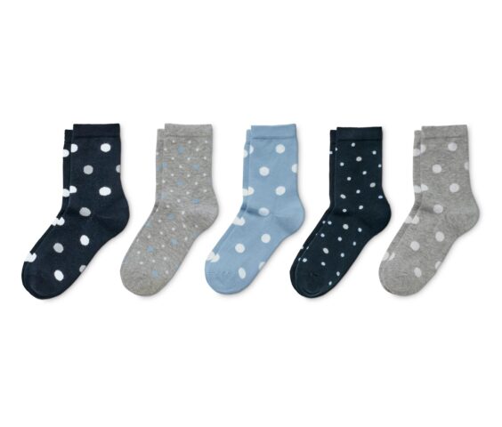 5 Paar Socken, gepunktet - Image 2