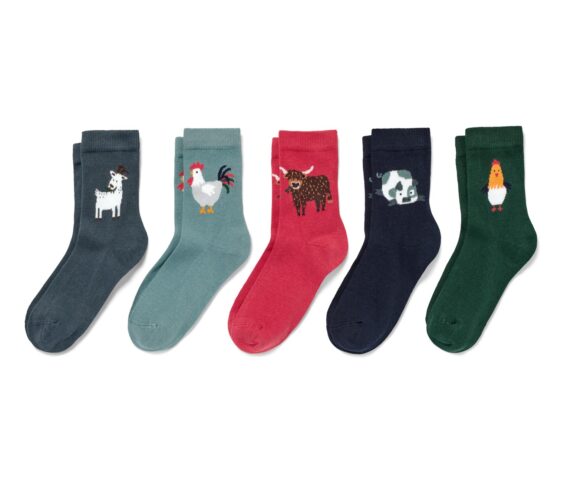 5 Kleinkind-Socken, Tier - Image 2