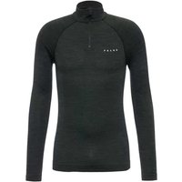 Falke Wool-Tech LS Zip-Shirt Regular Fit M Herren (Schwarz XXL ) Skiunterwäsche