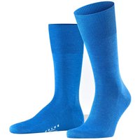 FALKE Airport Socken blau, Einfarbig
