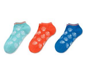 3 Paar Sneakersocken, Alloverprint - Image 2