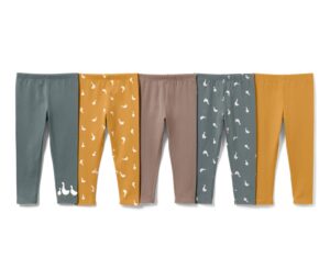 5 Baby-und-Kleinkind-Leggings, Gans - Image 3