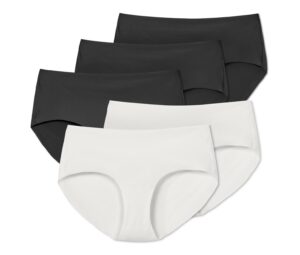 5 Magic-Cut-Pantys, schwarz und weiß - Image 2