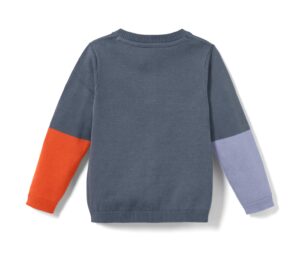 Kleinkinder-Strickjacke, Colorblocking-Design - Image 3