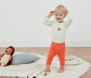 4 Baby-und-Kleinkinder-Leggings in 3/4-Länge