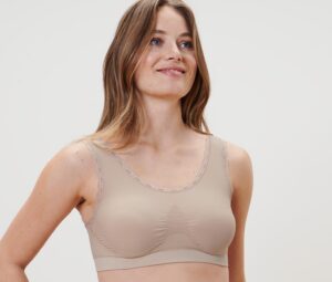 Seamless-Bustier, beige