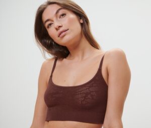 Seamless-Bustier in Spitzenoptik