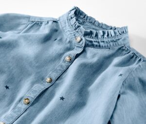 Kinder-Chambray-Bluse - Image 4