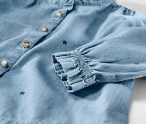 Kinder-Chambray-Bluse - Image 5