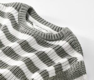 Kinder-Strickpullover, gestreift - Image 4