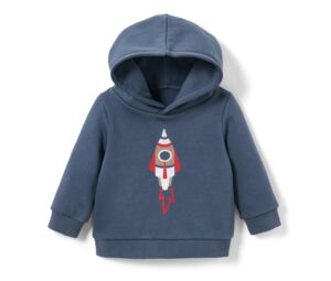 Kinder-Sweatshirt mit Wendepailletten, Rakete oder Print (Gr. 86/92) - Image 6