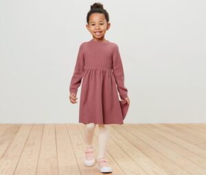 Kinder-Merinostrickkleid