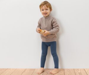 3 Kinder-Strickleggings