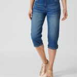 3/4-Denim-Stretchhose