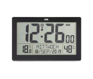 XL-Funkwanduhr mit Thermometer und Hygrometer - Image 2