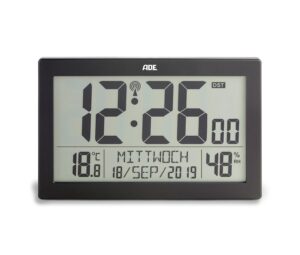 XL-Funkwanduhr mit Thermometer und Hygrometer - Image 5