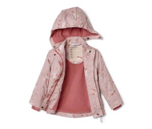 Kinder-Thermo-Regenjacke, rosa - Image 3