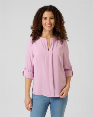 Basic-Bluse im Unidesign