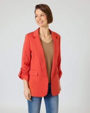 Blazer mit Krempelärmeln