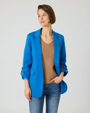 Blazer mit Krempelärmeln