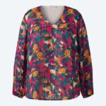 Bluse mit Allover-Print