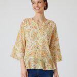 Bluse mit Paisleydruck