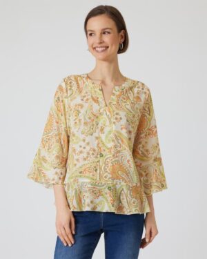 Bluse mit Paisleydruck