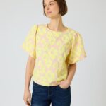 Bluse mit Puffärmeln