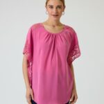 Blusenshirt mit Spitze