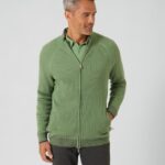 Cardigan aus Rippstrick