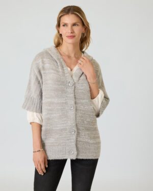 Cardigan mit Kapuze