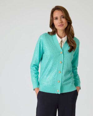 Cardigan mit Pailletten