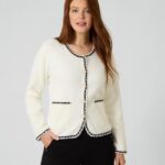 Cardigan mit Verzierung