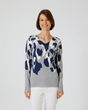 Classic Pullover "Animal-Print"