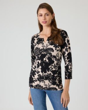 Classic Pullover "Blumen"