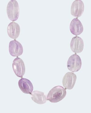 Collier aus Amethyst & Hämatit