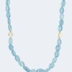 Collier aus Aquamarin