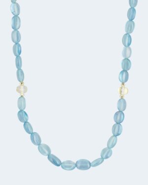 Collier aus Aquamarin