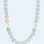 Collier mit Aquamarin