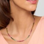 Collier mit Multi-Turmalin