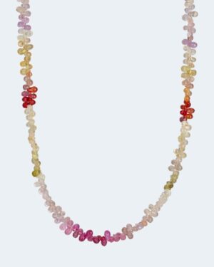 Collier mit Saphir im Multicolor-Design