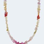 Collier mit Saphir im Multicolor-Design