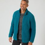 Jacke aus Teddyfleece